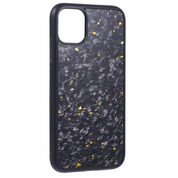 EIDERWOOD iPhone 11 Aramid Fiber Bagside og Blød Plast cover - Guld Hot on Sale