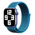 Apple Watch (38 40 SE 41 42mm) Lippa Nylon Rem - Lyseblå Sale