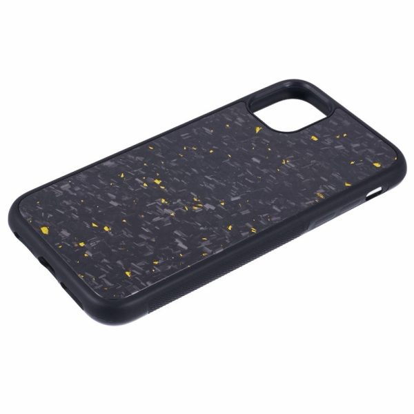 EIDERWOOD iPhone 11 Aramid Fiber Bagside og Blød Plast cover - Guld Hot on Sale