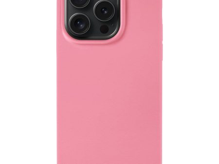 Holdit iPhone 15 Pro Soft Touch Silikone Case - Rouge Pink Online now