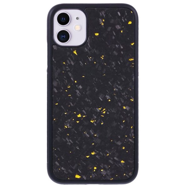 EIDERWOOD iPhone 11 Aramid Fiber Bagside og Blød Plast cover - Guld Hot on Sale