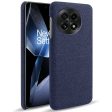 EIDERWOOD Stofbetrukket Plastik Cover - OnePlus 13 - Blå Online Hot Sale