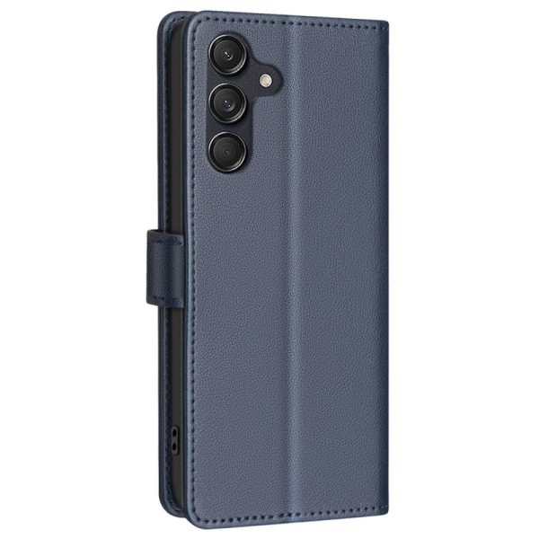 Samsung Galaxy A36 (5G) BINFEN Kunstlæder Flip Cover m. RFID Blokering - Blå Discount