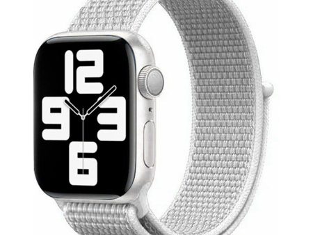 Apple Watch (42 44 SE 45 46 49mm) Lippa Nylon Rem - Grå Online