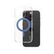 CARE by PanzerGlass iPhone 16 Pro Feature Kickstand Case - MagSafe Kompatibel - Transparent   Coronet Blue For Discount