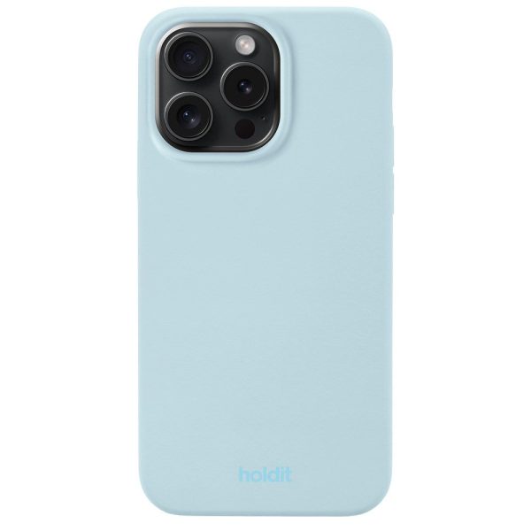 Holdit iPhone 14 Pro Max Soft Touch Silikone Case - Mineral Blue Sale