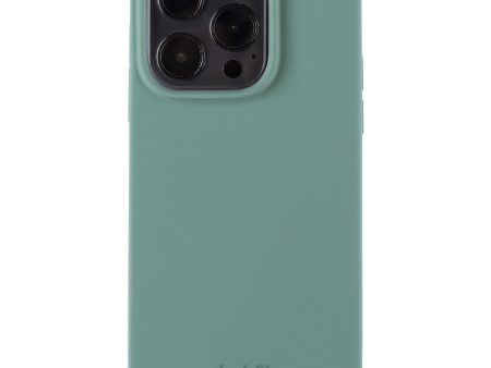 Holdit iPhone 15 Pro Soft Touch Silikone Case - Moss Green Discount