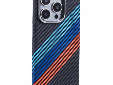 EIDERWOOD Mønstret Carbon Cover - iPhone 12 12 Pro - MagSafe Kompatibel - Colorful Stripes For Cheap