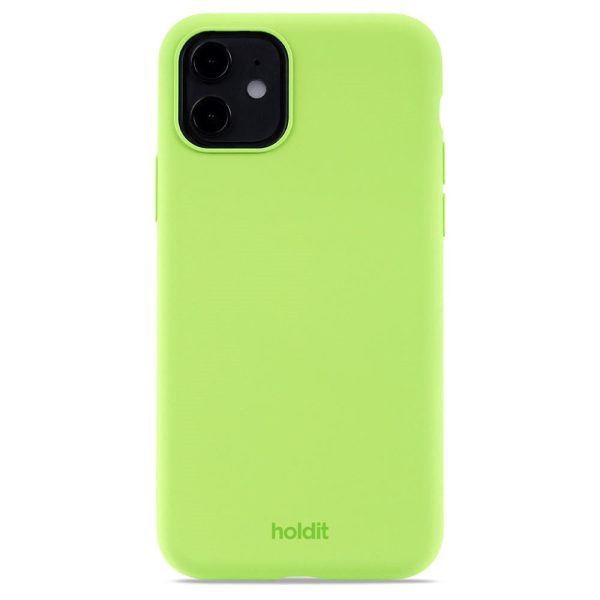 Holdit iPhone 11 Soft Touch Silikone Case - Acid Green Hot on Sale