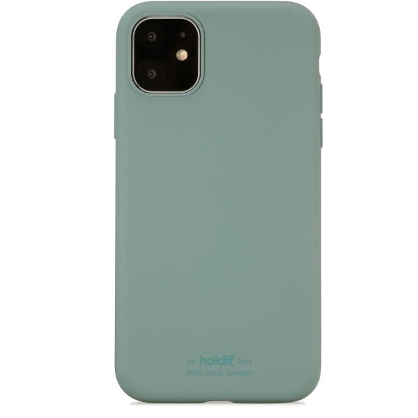 Holdit iPhone 11 Soft Touch Silikone Case - Moss Green For Discount