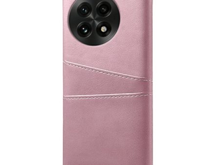 EIDERWOOD OnePlus 13 Kunstlæder Cover m. Indbygget Kortholder - Lyserød For Cheap