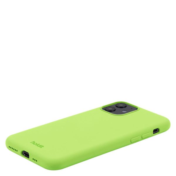 Holdit iPhone 11 Soft Touch Silikone Case - Acid Green Hot on Sale