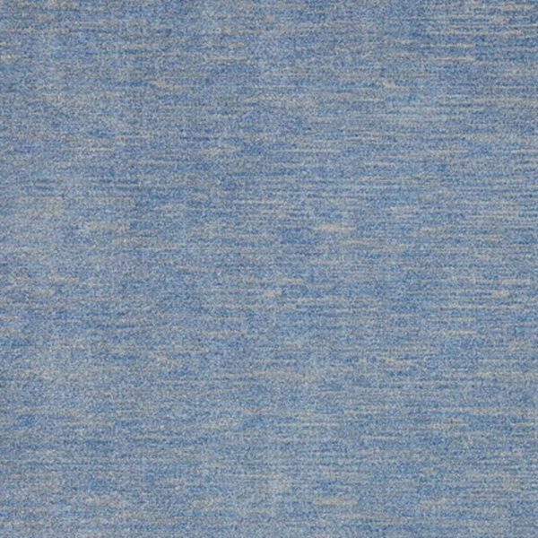 10  X 14  Blue And Grey Striped Non Skid Indoor Outdoor Area Rug Hot on Sale