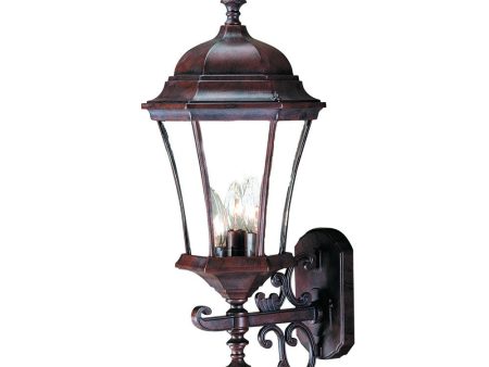 Dark Brown Ornamental Carousel Lantern Wall Light Discount