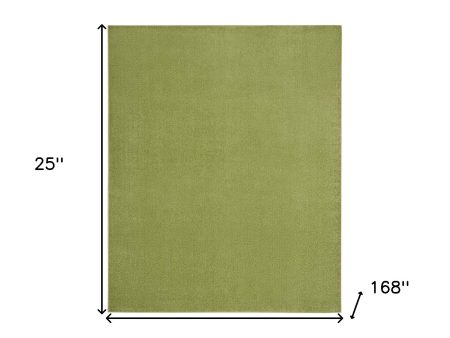 10  X 14  Green Non Skid Indoor Outdoor Area Rug For Sale