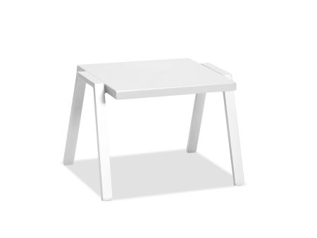 16  White Aluminum End Table For Discount