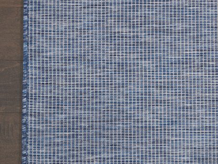 10  Navy Blue Power Loom Runner Rug Discount