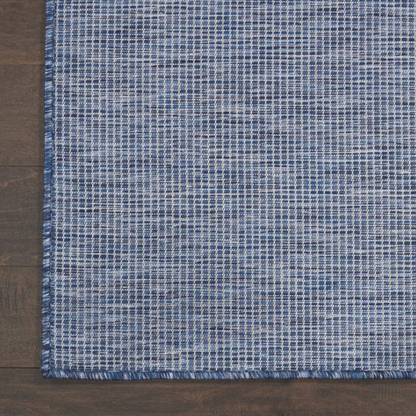 10  Navy Blue Power Loom Runner Rug Discount