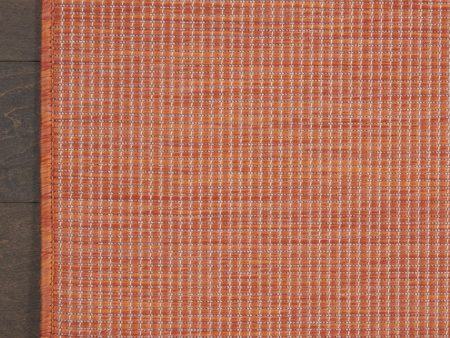 10  Rust Power Loom Runner Rug For Discount