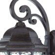 XL Antique Black Tapered Hanging Lantern Wall Light For Cheap