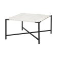 30  Brown And Black Wood And Metal Square Coffee Table Sale