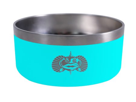 Toadfish Non-Tipping Dog Bowl - Teal [1051] Online Hot Sale