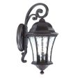 XL Antique Black Tapered Hanging Lantern Wall Light For Cheap