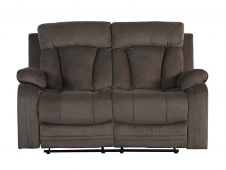 40  Modern Brown Fabric Loveseat on Sale