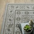 10  X 13  Beige Stain Resistant Indoor Outdoor Area Rug Online Sale