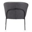 28  Gray And Black Faux Leather Barrel Chair Cheap