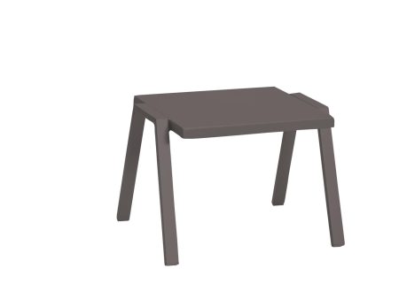 16  Taupe Aluminum End Table For Cheap