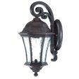 Antique Black Tapered Hanging Lantern Wall Light Online Sale