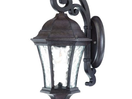 Antique Black Tapered Hanging Lantern Wall Light Online Sale