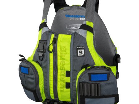 Bluestorm Kinetic Kayak Fishing Vest - Hi-Vis - 2XL 3XL [BS-409-HVS-XXL] Online