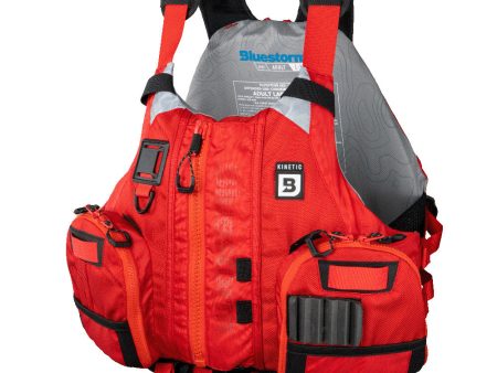 Bluestorm Kinetic Kayak Fishing Vest - Nitro Red - 2XL 3XL [BS-409-RED-XXL] For Discount