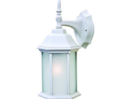 XL White Frosted Glass Swing Arm Wall Light For Discount