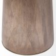 54  Brown And Gold Rounded Solid Wood And Metal Pedestal Base Dining Table Supply