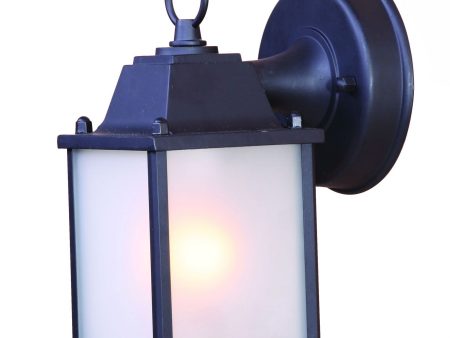 Matte Black Hanging Frosted Glass Lantern Wall Light Online Hot Sale