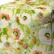 17  Green Cube Floral Indoor Outdoor Pouf Cover Online