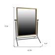 18  Black Framed Makeup Shaving Tabletop Mirror Supply