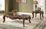 40  Dark Brown And Merlot Genuine Marble Rectangular Coffee Table Online now