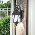 Antique Black Tapered Hanging Lantern Wall Light Online Sale