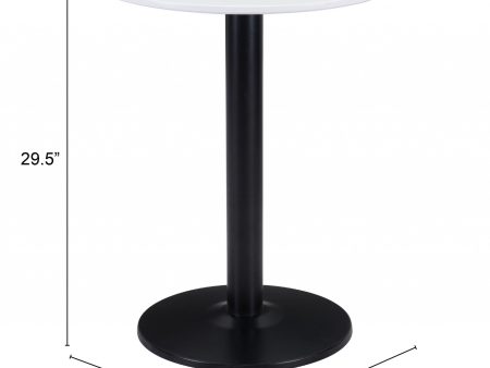 24  Black And White Round End Table Supply