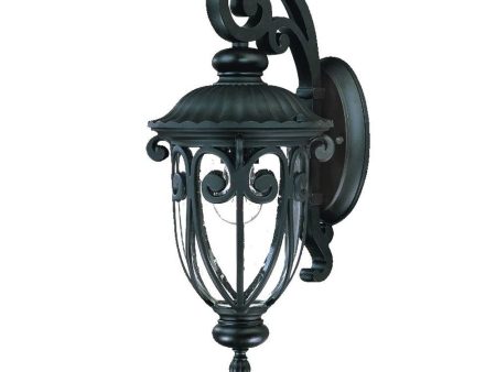 Matte Black Hanging Goblet Wall Light For Discount