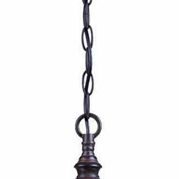 Three Light Dark Brown Eastern Lantern Hanging Light Online now