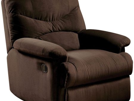 35  Chocolate Microfiber Recliner Online Hot Sale