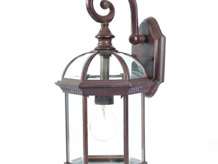 Dark Brown Eastern Lantern Wall Light For Discount