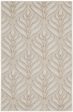 3  X 4  Gray and Ivory Floral Indoor Outdoor Area Rug Online Hot Sale