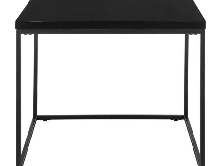 20  Black Square End Table Supply