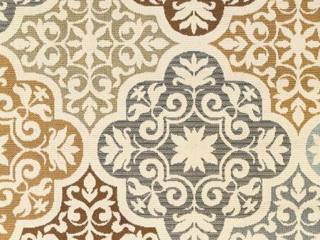 Gray and Ivory Moroccan Indoor Outdoor Area Rug Online Hot Sale